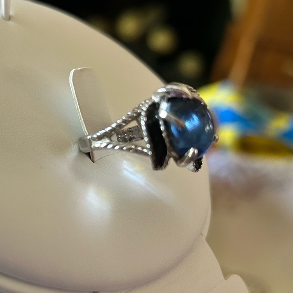 Vintage Park Lane Star Glow Ring Signed size 6.5 - Picture 3 of 5